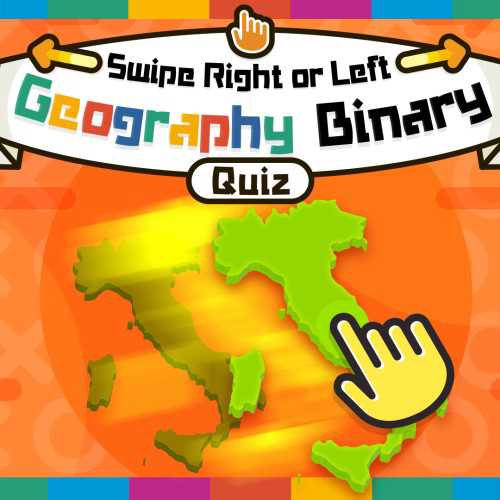 Swipe Right or Left Geography Binary Quiz cover