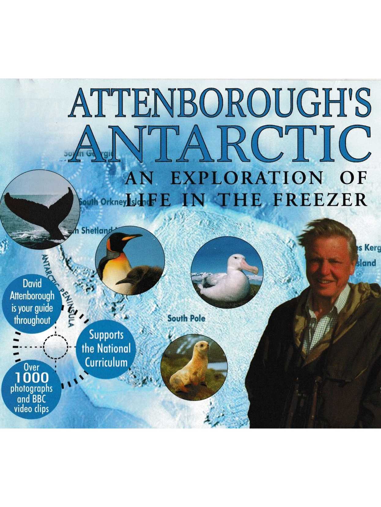 Attenborough's Antarctic: An Exploration of Life in the Freezer cover