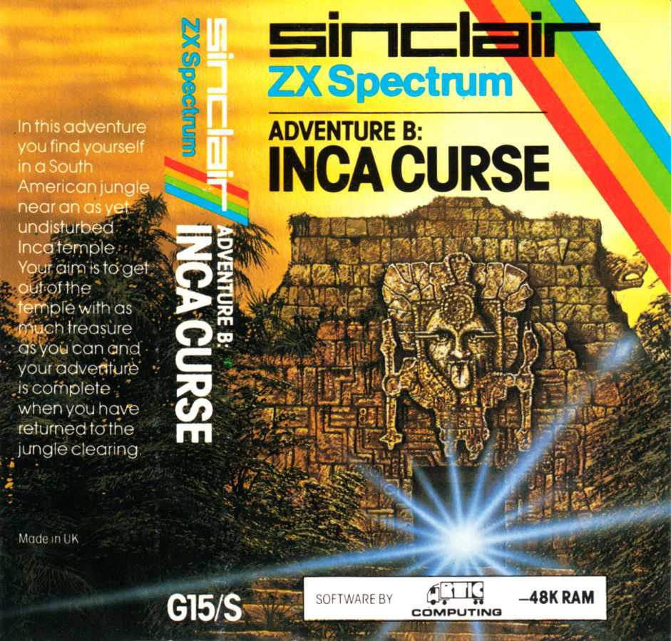 Adventure B: Inca Curse cover