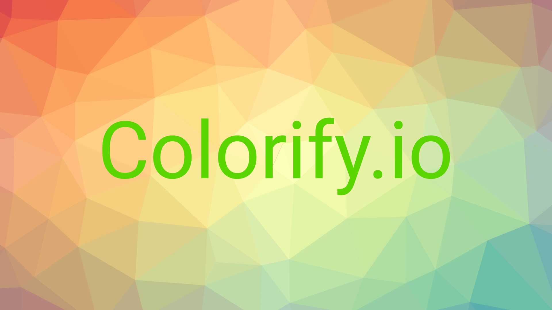Colorify cover