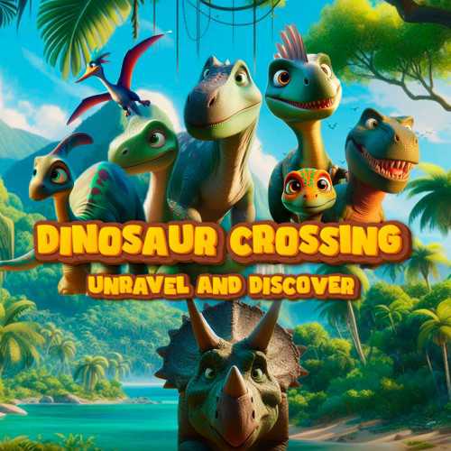 Dinosaur Crossing: Unravel and Discover cover