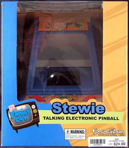 Stewie Talking Electronic Pinball cover