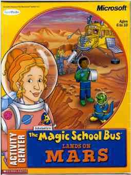 Magic School Bus Lands on Mars cover