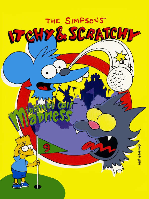 The Simpsons: Itchy & Scratchy in Miniature Golf Madness cover