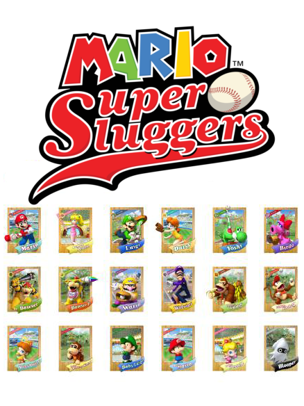 Mario Super Sluggers Cards