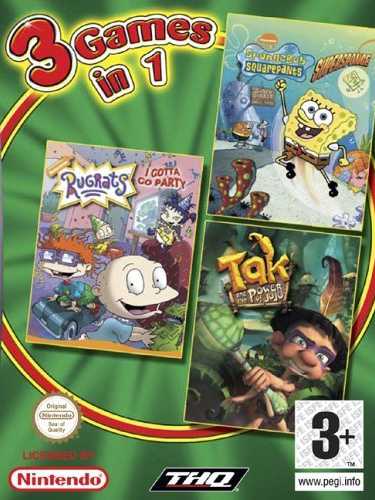 3 Games in 1: Tak and the Power of Juju / SpongeBob SquarePants: SuperSponge / Rugrats: I Gotta Go Party