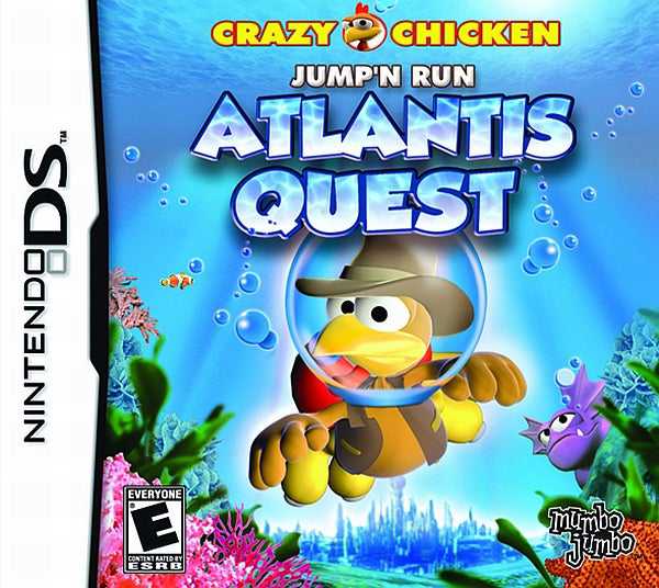 Crazy Chicken Jump'n Run: Atlantis Quest