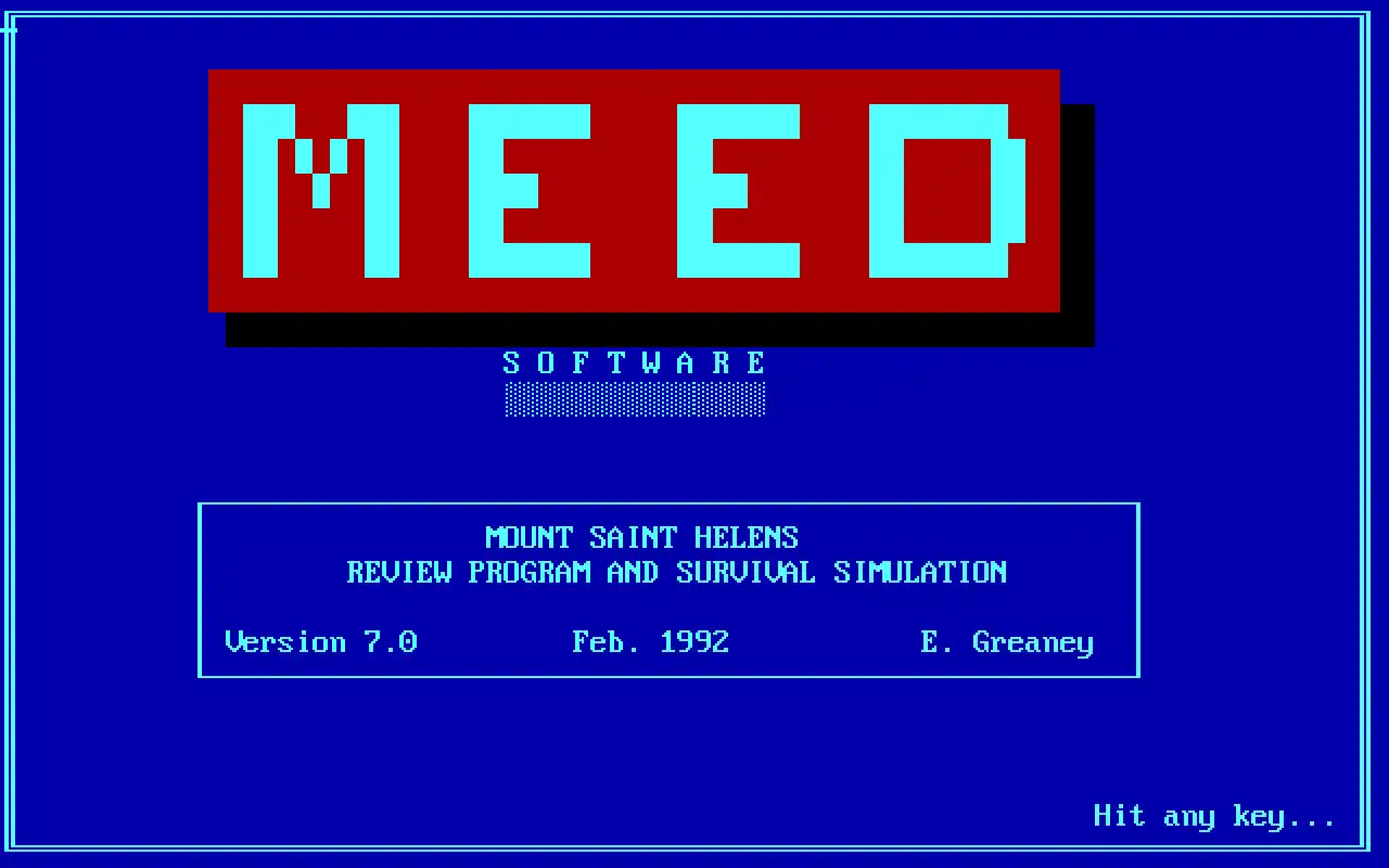 Volcano! Mount Saint Helens