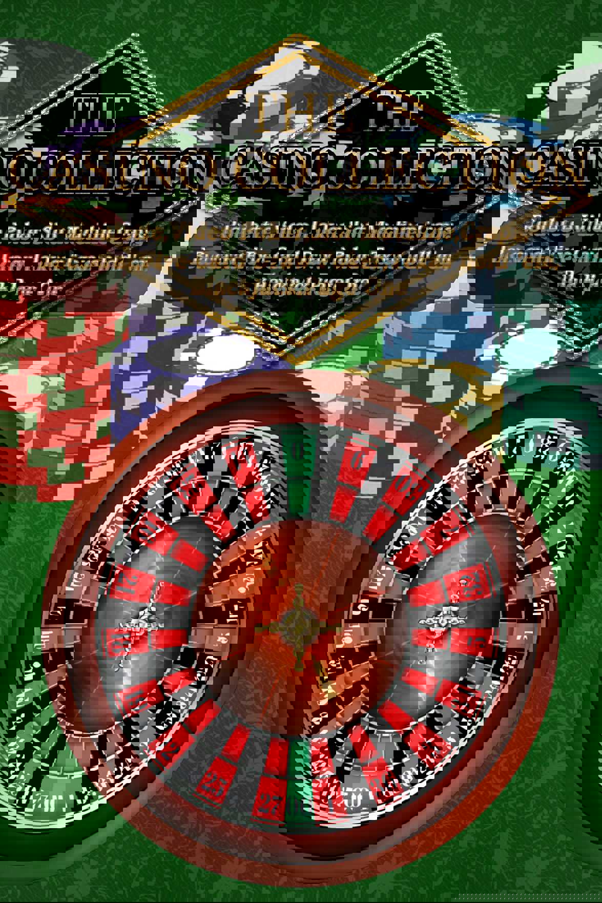 The Casino Collection: Ruleta, Vídeo Póker, Tragaperras, Craps, Baccarat, Five-Card Draw Poker, Texas hold 'em, Blackjack and Page One