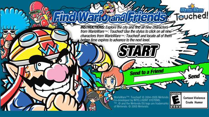 Find Wario and Friends