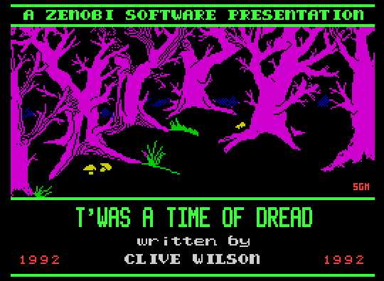 T'Was a Time of Dread