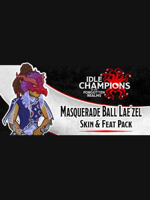Idle Champions: Masquerade Ball Lae'zel Skin & Feat Pack